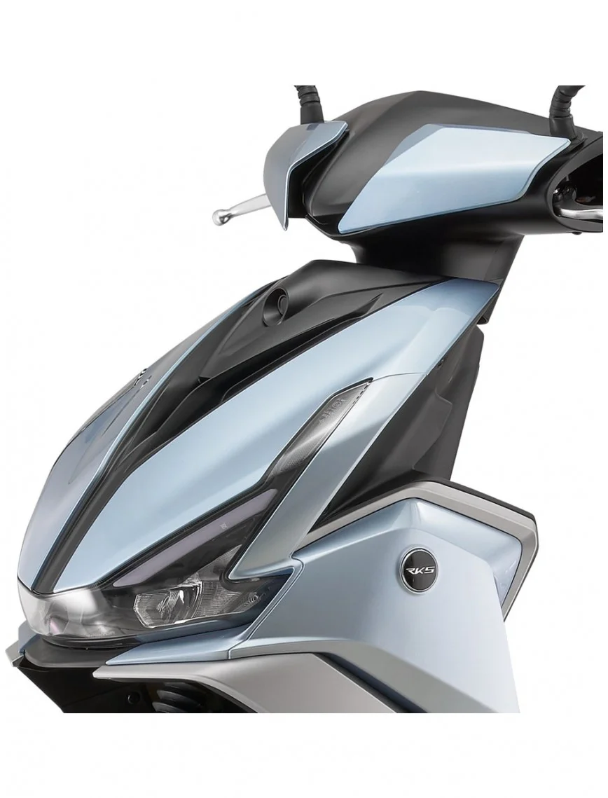 DES125 Motosiklet Mavi-Gri-Gümüş
